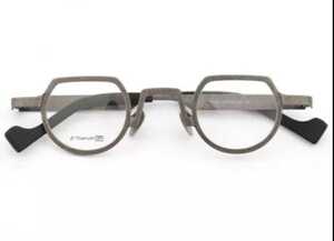チタン クラウンパント メガネ フレーム 軽量 強度近視 ウスカル 眼鏡 レンズなしtheo好きな方にも。