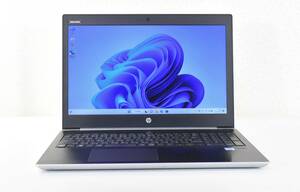 HP ProBook 450 G5/Core i5-8250U/メモリ8G/高速SSD 256G + HDD 500G /15.6インチ/カメラ/Windows 11/中古ノートパソコン/管:E39
