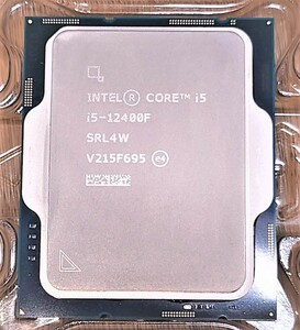 intel Core i5 12400F BOX　動作品　使用期間１ヶ月
