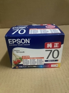 エプソン｜EPSON IC6CL70 純正プリンターインク Colorio（カラリオ） 6色セット　11-187