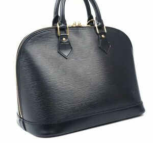 【使用わずか】 ルイヴィトン Louis Vuitton エピ アルマ ハンドバッグ ノワール 黒 レディース レザー 鞄