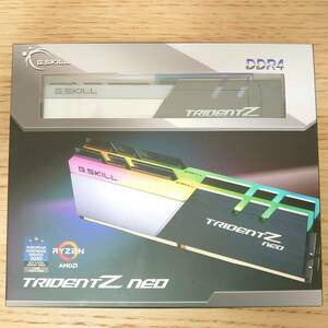【中古】G.SKILL TRIDENT Z NEO DDR4-3600 PC4-28800 16GB*2 F4-3600C16D-32GTZNC