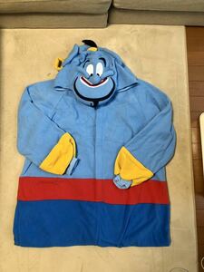 Disney ディズニー　アラジン　ジーニー　着ぐるみパジャマ　暖かい　フリース　フリーサイズ