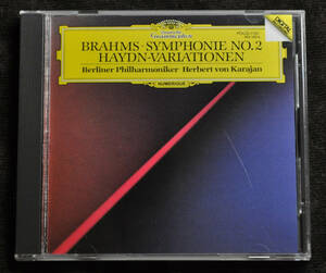 国内盤 カラヤン ベルリン・フィルハーモニー管弦楽団 ブラームス 交響曲第2番 ハイドンの主題による変奏曲
