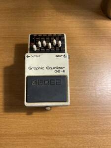 graphic equalizer ge-6 ジャンク　BOSS Equalizer イコライザー 