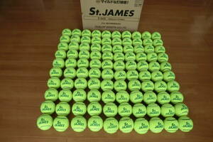 ST.JAMES硬式テニスボール100球　日本テニス協会推奨球　品質良好