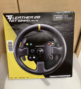 THRUSTMASTER TM Leather 28 GT Wheel Add On 交換用ステアリングホイール (PS5 / PS4 / Xbox One / Xbox Series X|S / PC)動作確認済