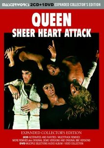 QUEEN / SHEER HEART ATTACK EXPANDED COLLECTORS EDITION (新品輸入プレス盤2CD+DVD) クイーン