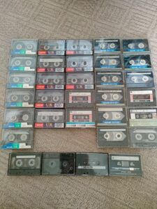 カセットテープ３２本　Maxell　UDIーN120　UR120　UL90　UDI-N60　CDI46　TDK　AD60　AR60　等　使用済計32本
