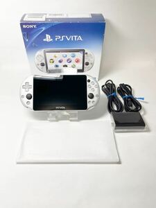 [極美品]PlayStation Vita PCH-2000 Wi-Fiモデル シルバー　