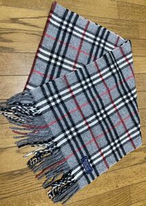 バーバリー Burberrys カシミア マフラー 英国製 MADE IN ENGLAND