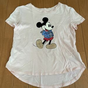 ギャップディズニーミッキー半袖Tシャツ　ピンク 120