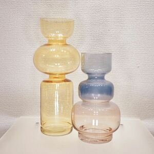  Bellos Selection☆花瓶 2点セット/フラワーベース/北欧/モダン/ナチュラル/オブジェ/モデルルーム展示品 検:IDEE カッシーナ ザラホーム