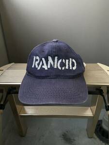 激レア！90s vintage RANCID cap 刺繍 ビンテージ ランシド　バンド tシャツ