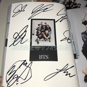 BTS◎韓国公式発売「Us, Ourselves, & BTS We」カレンダーセットのフォトブックのみ◎直筆サイン