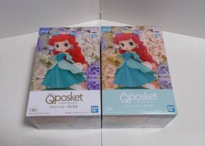 バンプレスト Q posket Disney Characters flower style -Ariel- 全2種セット / アリエル Qposket