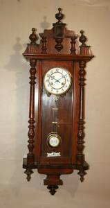 ＯＨ済み：ドイツ：ユンハンス・スリゲル型の柱時計・古時計