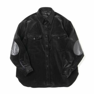 【極美品】キャプテンサンシャイン コーデュロイシャツジャケット サイズ36 ブラック 黒 C.P.O KAPTAIN SUNSHINE ユナイテッドアローズ購入