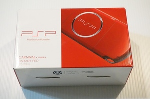 ☆新品同様☆ PSP - 3000 レッド SONY 美品 メモリースティック付 本体 red × 新品 未使用 