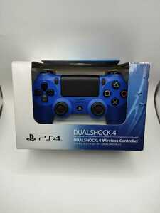 新品未使用 純正 PS4 ワイヤレスコントローラー DUALSHOCK4 デュアルショック4 ウェイブ ブルー 青