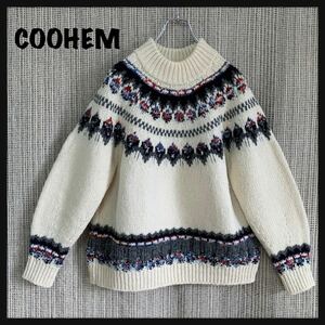 【人気】COOHEM コーヘン ノルディック ニット セーター 米富繊維 yonetomi ヨネトミ 日本製