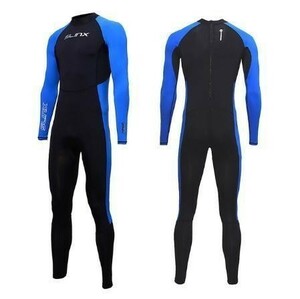☆☆284:ユニセックス ダイビングスーツ スキューバダイビング ウェットスーツ 水泳 サーフィン UV 保護 シュノーケリング