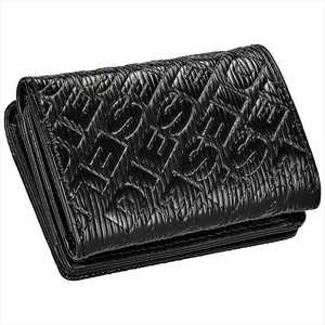 【新品未使用】 DIESEL ディーゼル 三つ折り財布 ブラック ロゴ