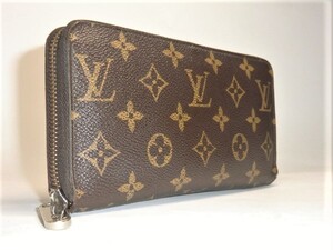【良品】LOUIS VUITTON ルイ ヴィトン モノグラム ジッピーウォレット M60017 ラウンドファスナー 長財布