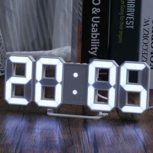 B4030:LEDデジタル壁掛け時計 3レベルの明るさのアラーム時計 壁掛け時計