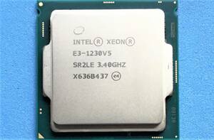 INTEL CPU 　Skylake 　Xeon　 E3-1230V5 　3.40GHz～3.80GHz 　4コア/8スレッド　SR2LE　　FCLGA1151 　中古動作確認済み