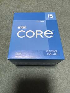 インテル Intel Corei5-12400F BOX　新品未開封　送料無料