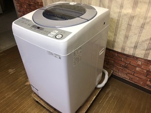 ★美品★SHARP シャープ 全自動洗濯機 ES-GV8D 2019年製 8k