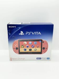 【極美品〜美品】PlayStation Vita PCH-2000 Wi-Fiモデル ネオンオレンジ