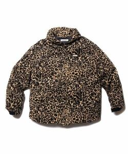 cootie productions Corduroy Leopard Oversized Down Jacket クーティープロダクション　ダウンジャケット　豹柄