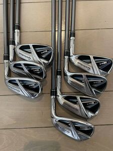 TaylorMade(テーラーメイド) SIM MAX アイアン6〜P.A.S 7本 TENSEI BLUE TM60 カーボンシャフト FLEX-S5本R2本 中古品