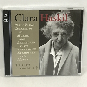 52 Clara Haskil Piano Concertos By Mozart and Beethoven With Ackermann Klemperer and Munch (1954-1956) Music And Arts 2枚組 CD