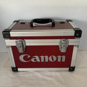 Canon キャノン アルミケース ハードケース カメラケース カメラバック 保管 赤 レッド サイズ34×18×24 管理1120100