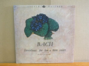 《ＬＰレコード》J.S.バッハ / 二声部のためのインヴェンション・三声部のためのインヴェンション　アンド・チッコリーニ（ピアノ）