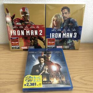 アイアンマン 1,2,3 セット アウターケース付き　MovieNEX Blu-ray