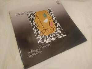 ♪ 独WERGO / WER60124 ♪ Elliott Carter - In Sleep, In Thunder / Triple Duo / Oliver Knussen　デジタル録音