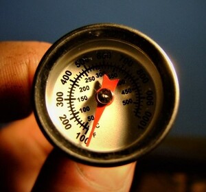 ニードル温度計　～550度　ミニミニ温度計　耐熱温度計　高温温度計　ピザ窯・薪ストーブ等に