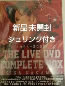 大幅お値下げ！　新品　未開封　未使用　シュリンク付　中森明菜 1994-2009 THE LIVE DVD COMPLETE BOX 7枚組　定価　¥23,100(税込)　