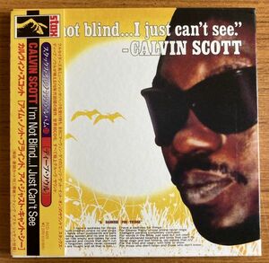 美品【CD】カルヴィン・スコット/アイム・ノット・ブラインド【221005】Calvin Scott/Im Not Blind/1996