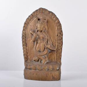 中国　古銅　チベット仏　クメール仏　仏像　ガンダーラ　V　R2677