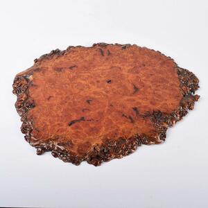 中国　天然木　葡萄木　敷板　飾台　煎茶台　M　Ｒ2649Ｂ