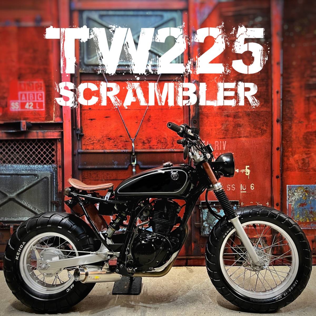 TW225 カスタム車 - オートバイ車体
