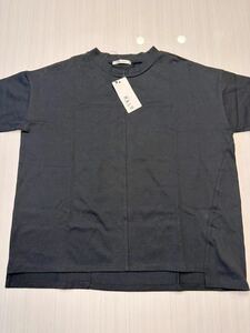 (送料無料)新品未使用品 日本製 HALU Grado Mondo レディース コットン100% Tシャツ☆サイズ M ☆ブラッ