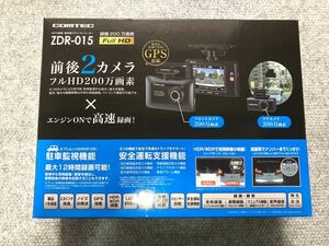c72 コムテック COMTEC 2カメラ ドライブレコーダー ZDR-015 