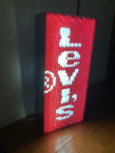リーバイス レッドタブ 電飾看板 店舗ディスプレイ 照明 ライト 非売品 Levis Red Tab 