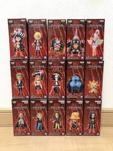 即決 未開封 ワンピース フィルム レッド ONE PIECE FILM RED ワールドコレクタブルフィギュア vol.1 vol.2 vol.3 15体セット ウタ